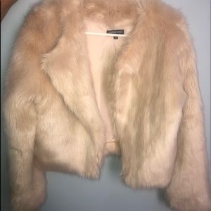 Faux fur jacket